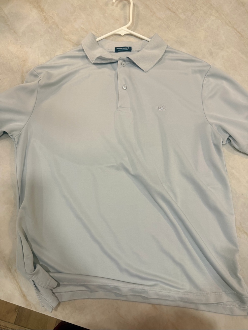 Southern Marsh Men's Light Blue Performance Polo